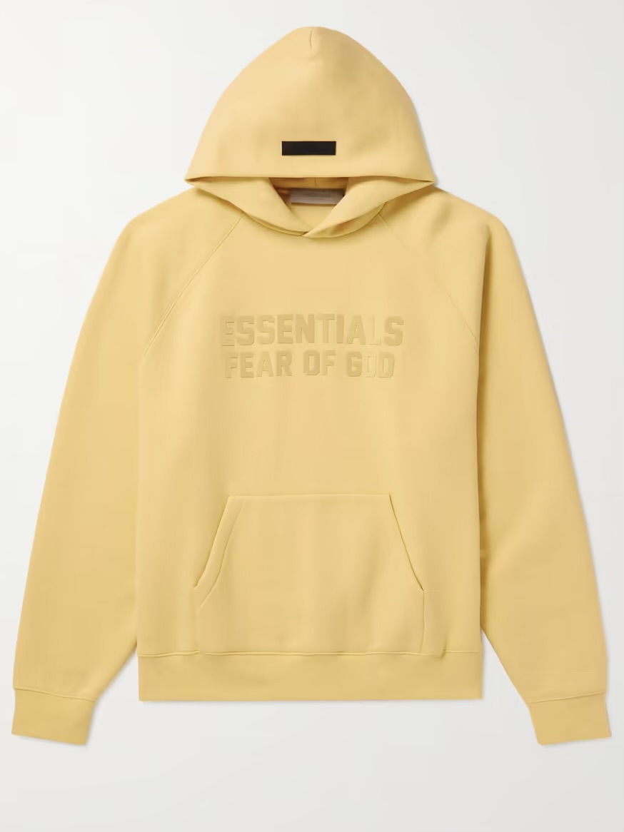 【FEAR OF GOD ESSENTIALS】Logo Hoodies YELLOW