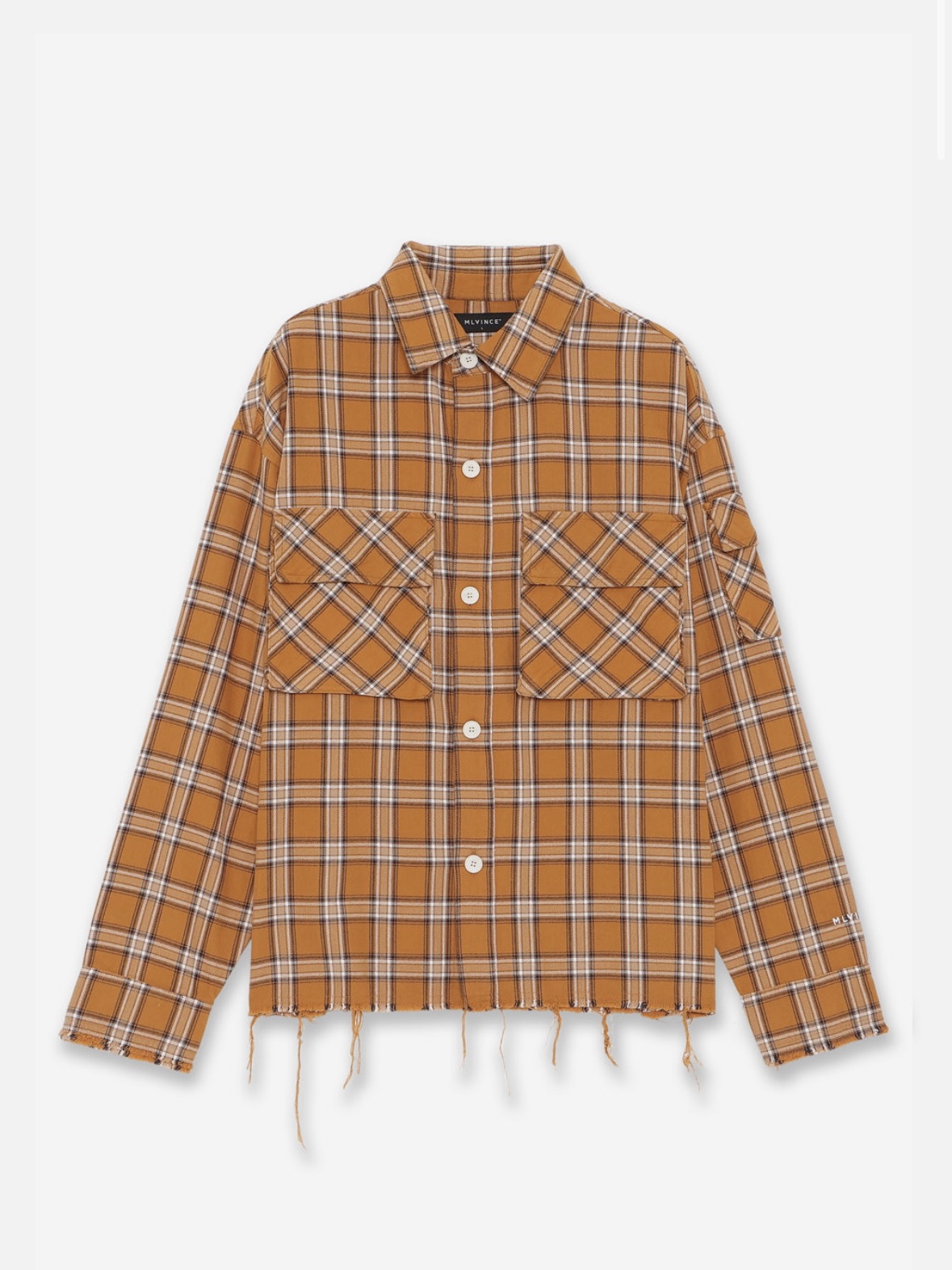 【MLVINCE】MILITARY CHECK SHIRTS YELLOW