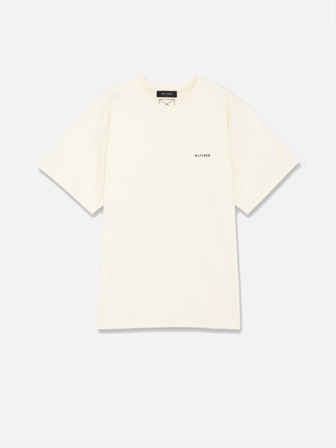 【MLVINCE】CLASSIC LOGO S/S TEE CREAM