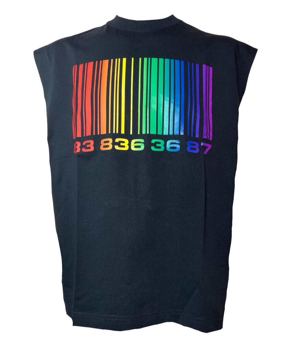 【VTMNTS】BIG BARCODE SLEEVELESS T-SHIRTS
