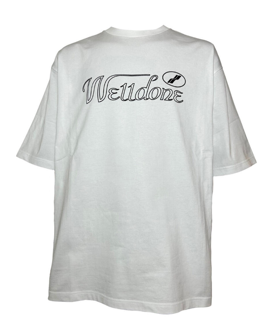 【WE11DONE 】LOGO T-SHIRT  WHITE