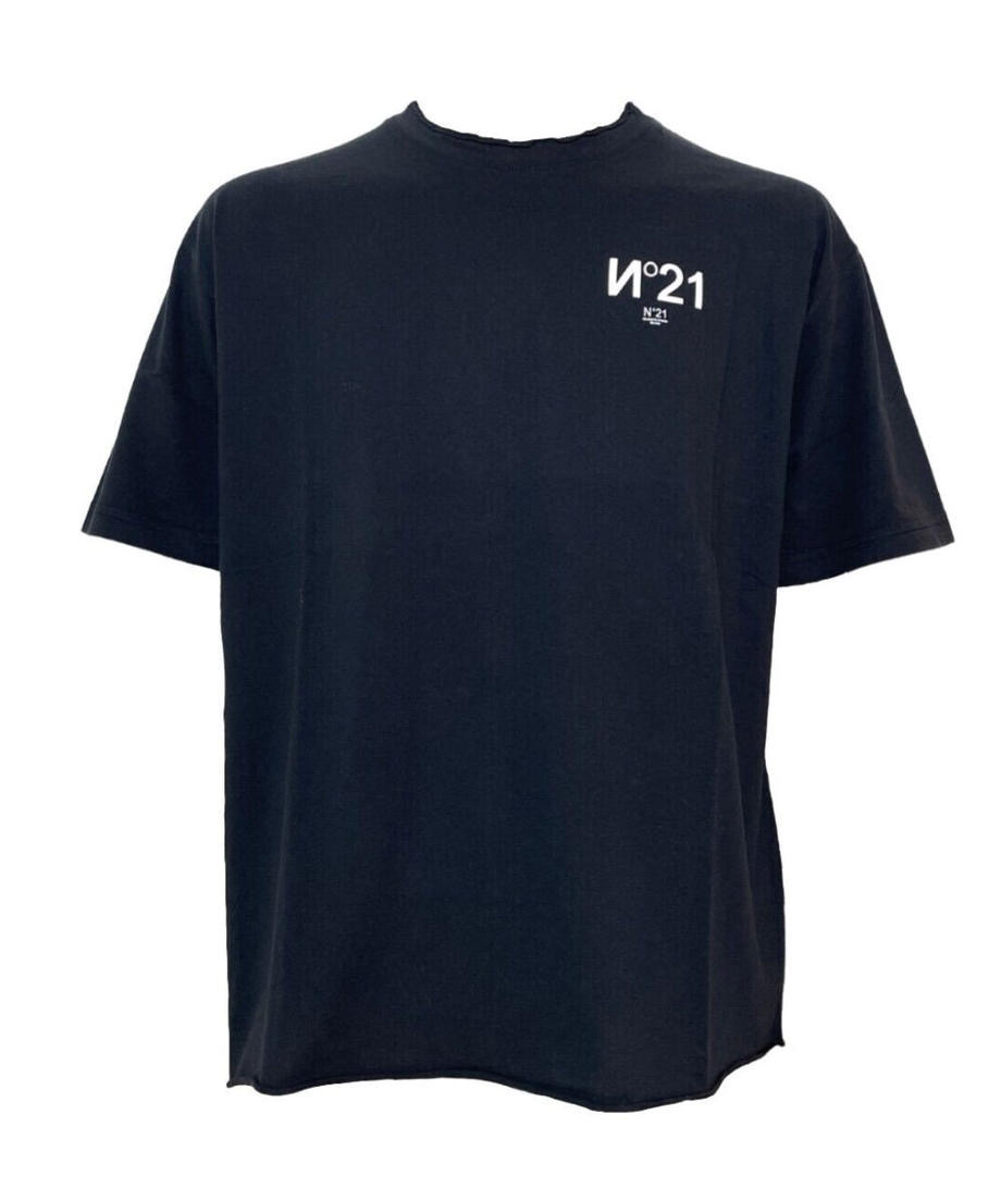 【N°21】SLOGAN-PRINT COTTON T-SHIRT