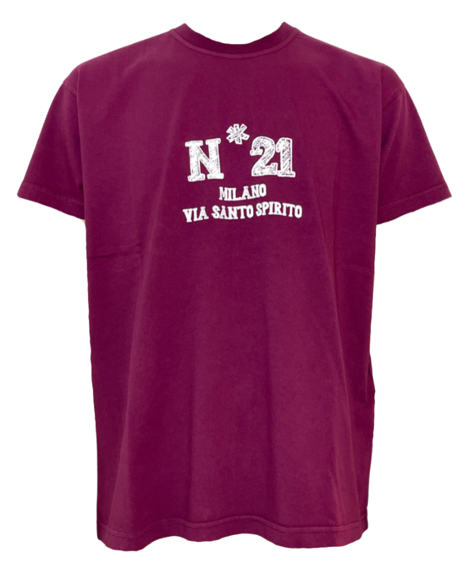 【N°21】立体ブランドロゴ Tシャツ