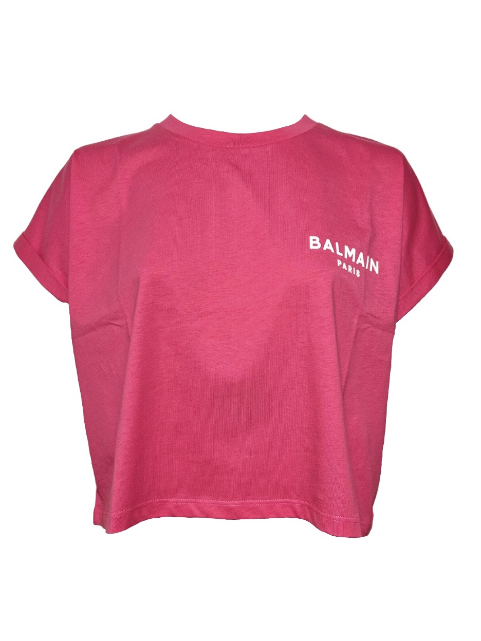 【BALMAIN】クロップドTシャツ