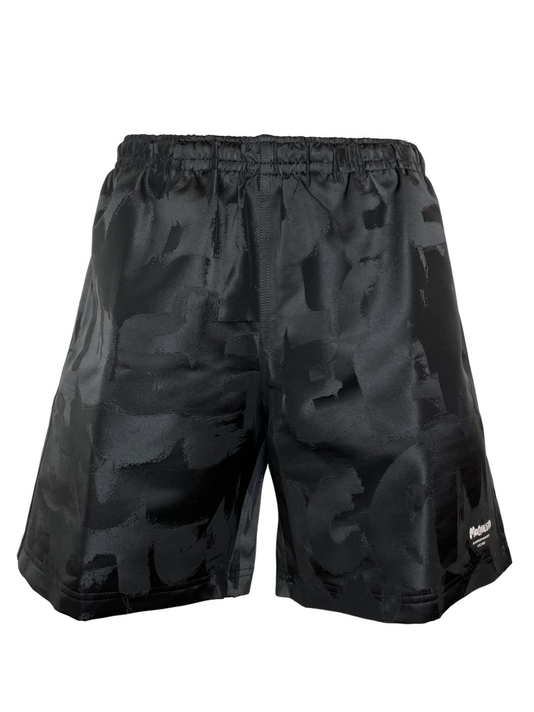【Alexander McQUEEN】Graffiti Logo Printed Nylon Swim Shorts