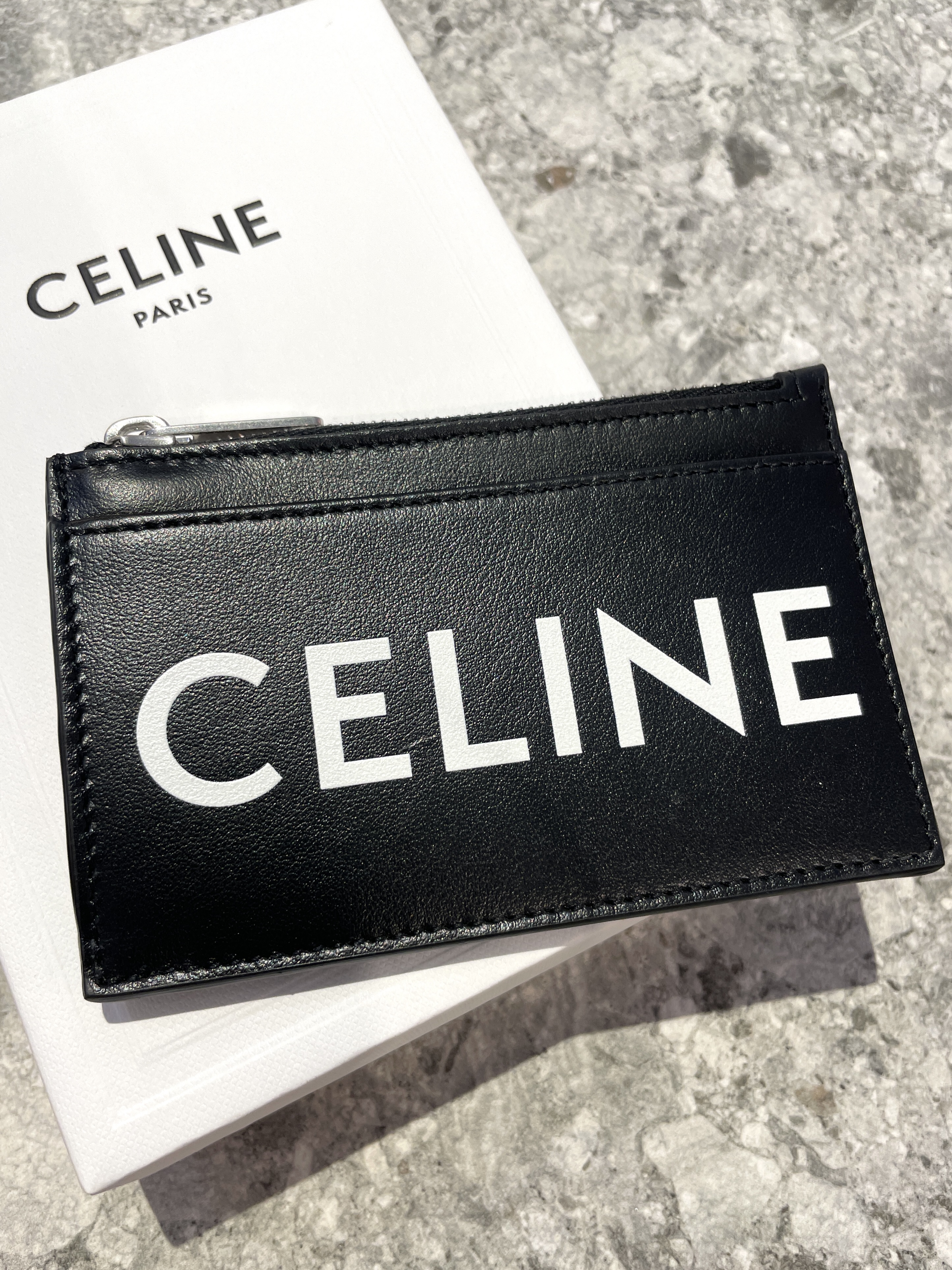 【CELINE】Zippered Card Holder