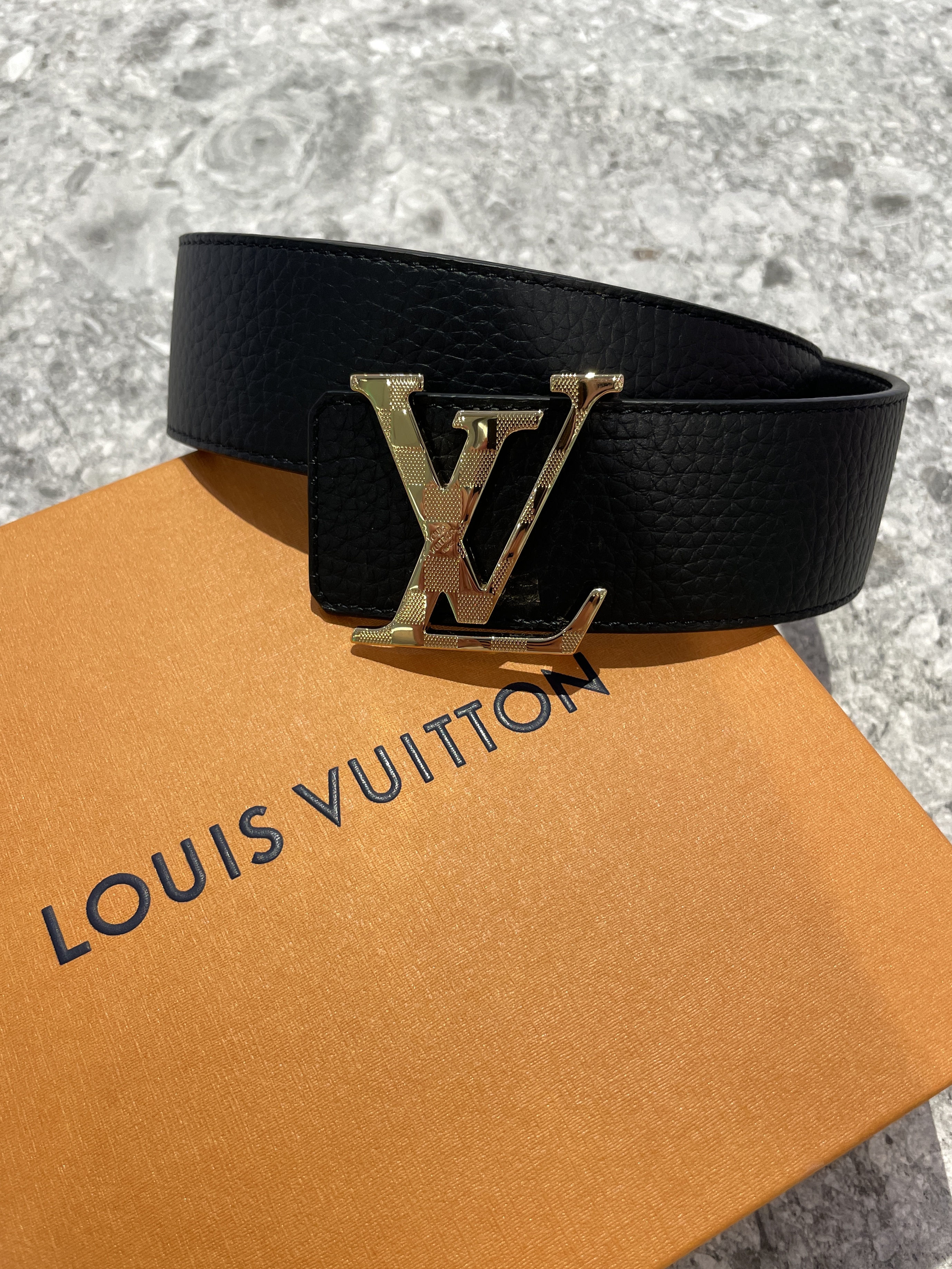 【LOUIS VUITTON】LVダミエ40MMリバーシブル