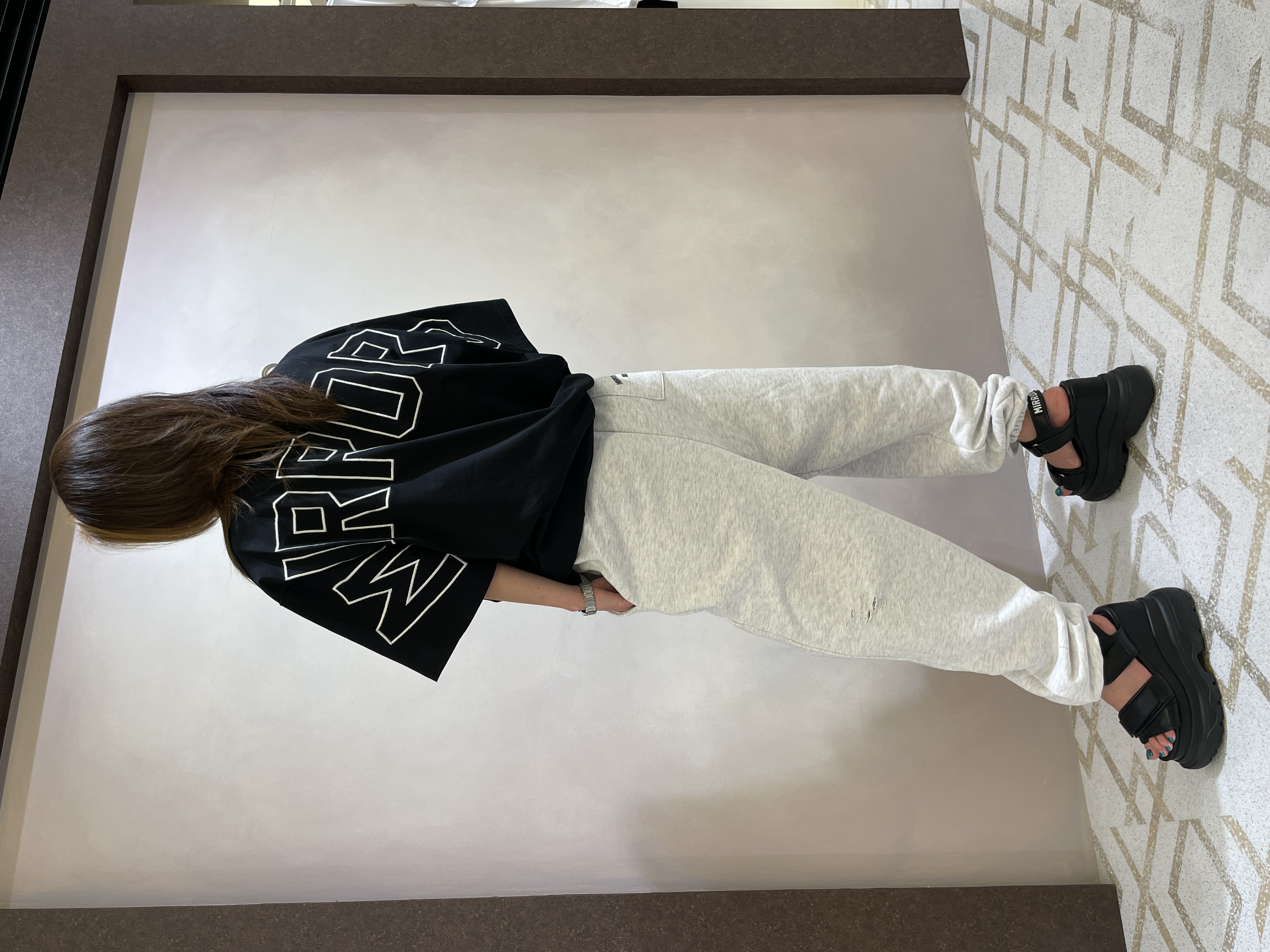 【MIRROR9】ICON Tshirts BK