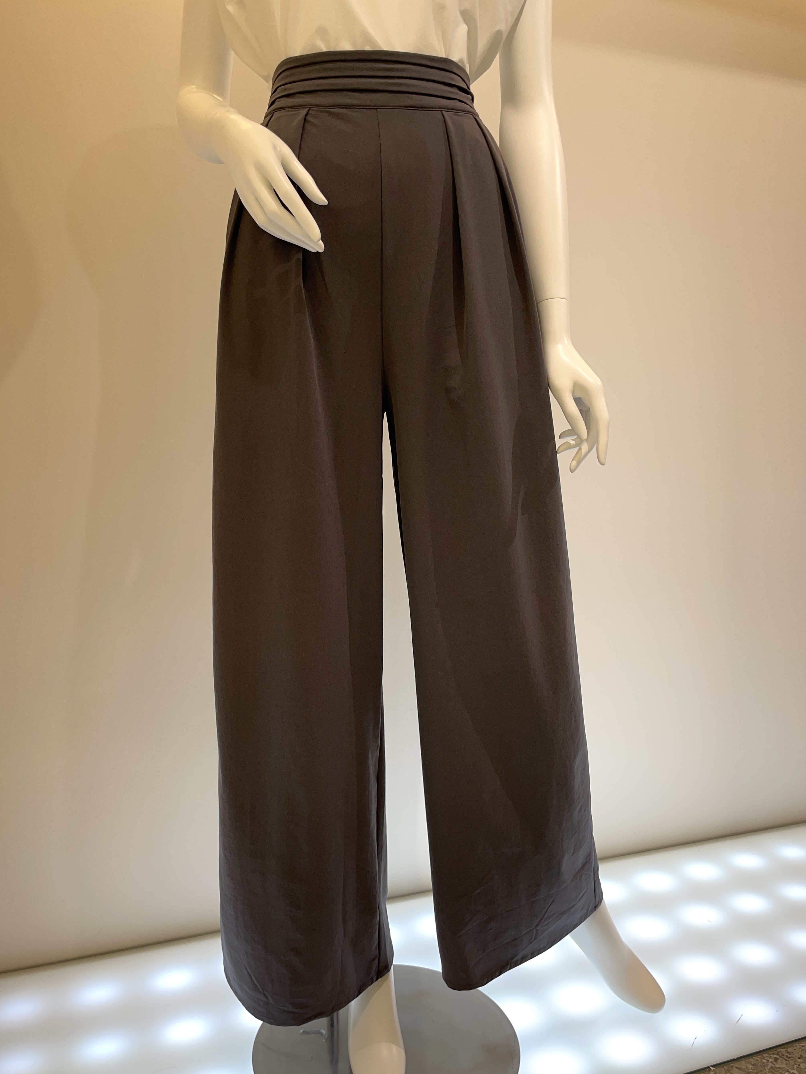 【MIRROR9】速乾 Lia Quick dry wide pants GY