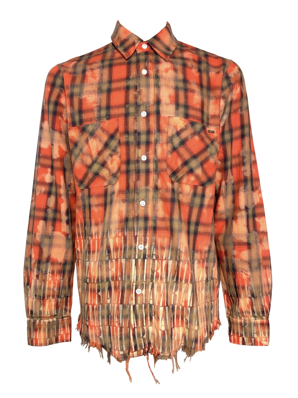 【AMIRI】BLEACH AMIRI LOGO FLANNEL