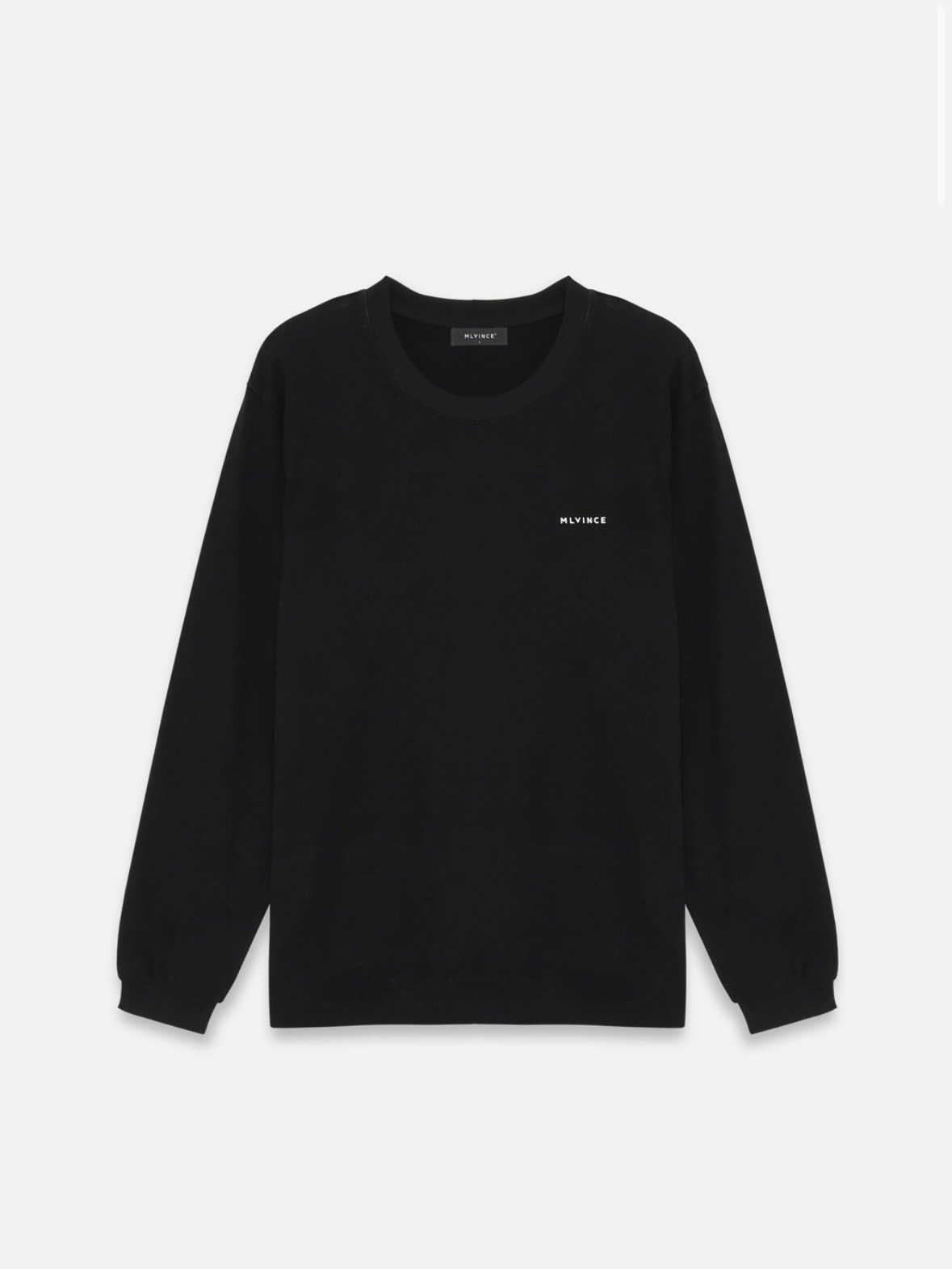 【MLVINCE】CLASSIC LOGO L/S TEE BLACK
