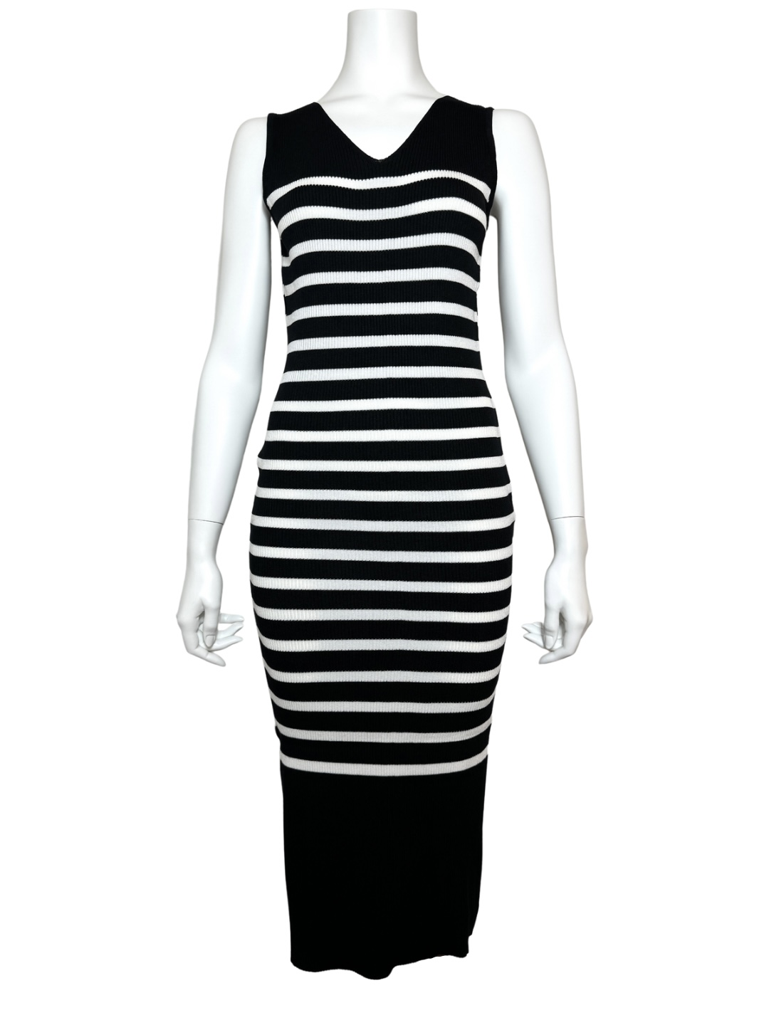 【MIRROR9 】Liko border onepiece BLACK