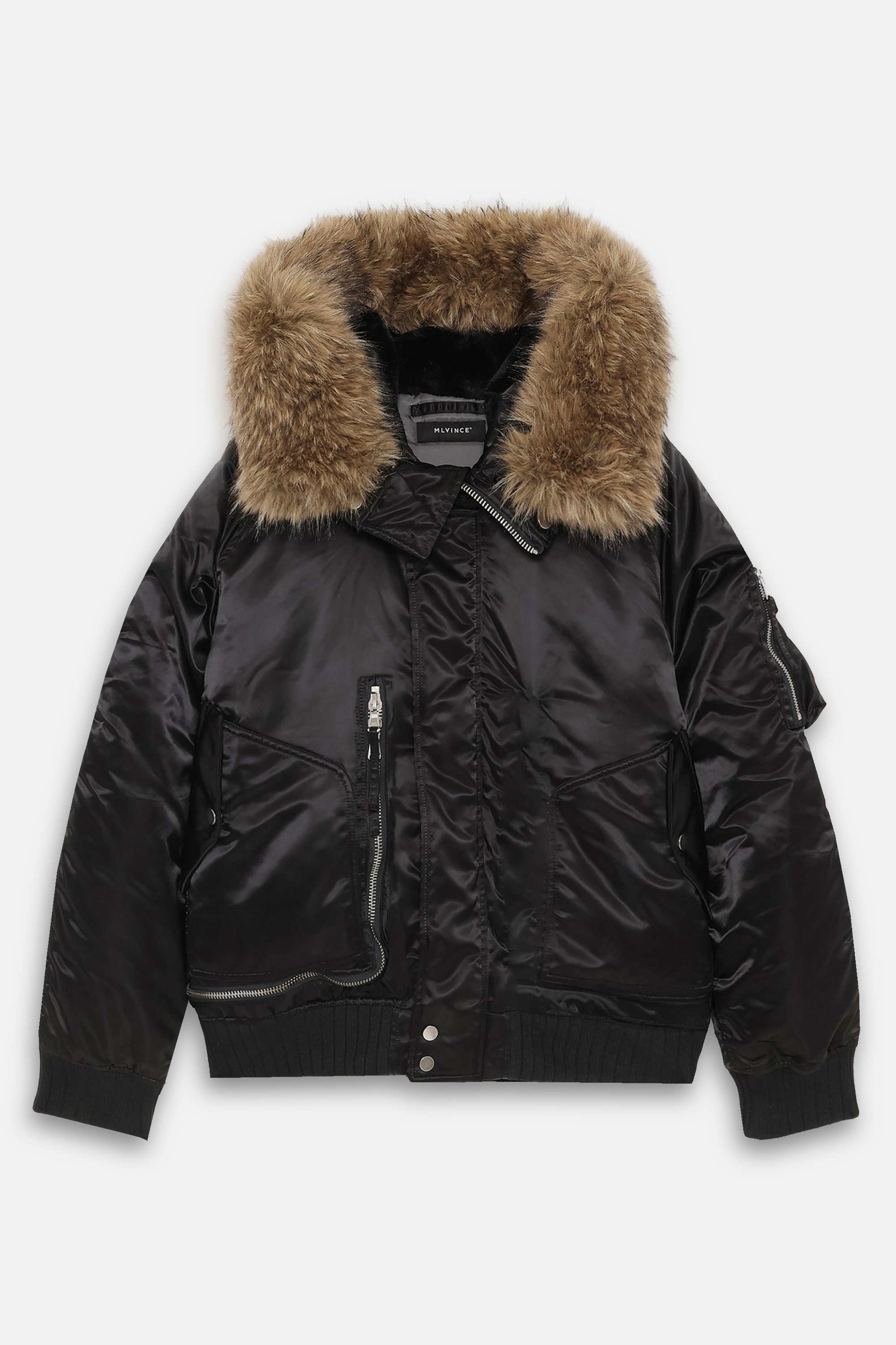 LEATHER N-2B JACKET – BLACK