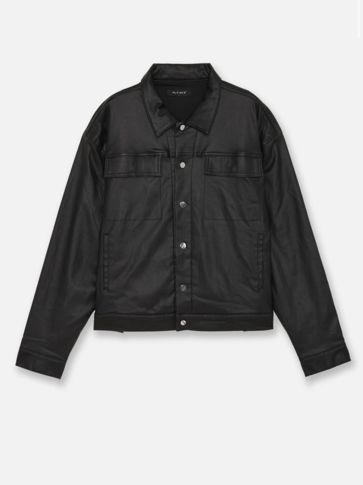 【MLVINCE】WAX TRUCKER JACKET – BLACK